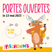 affiche portes ouvertes carré