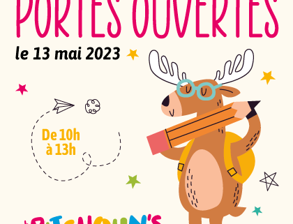 affiche portes ouvertes carré